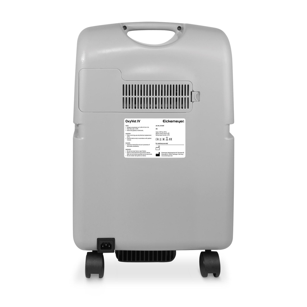 [DK]Iltkoncentrator OxyVet IV, bagside